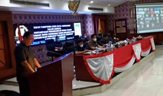Prolegda 2023 di Kota Tangerang menargetkan 12 raperda menjadi perda terdiri 3 raperda inisiatif DPRD dan 9 perda usulan Pemkot Tangerang.