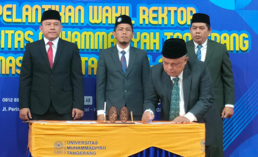 Tiga Wakil Rektor UMT Dilantik, Siap Kawal Pembukaan Fakultas Kedokteran