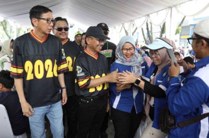 May Day 2026 Kota Tangerang, Ribuan Buruh Padati Stadion Benteng Reborn