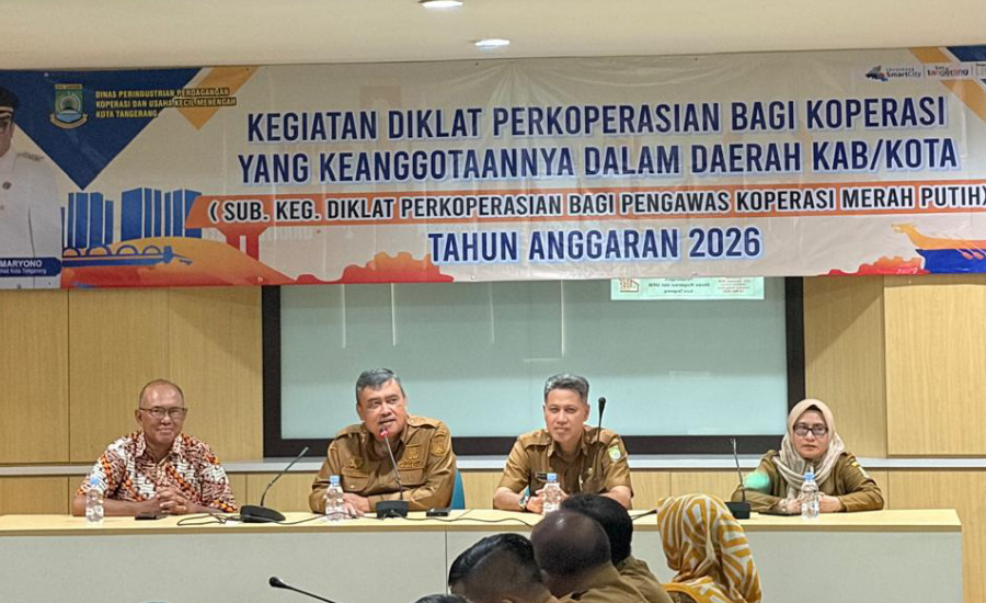 Koperasi Kelurahan Merah Putih Jadi Fokus, Dinas PerindagkopUKM Kota Tangerang Gelar Diklat bagi Para Lurah sebagai Ex-Officio Pengawas KKMP