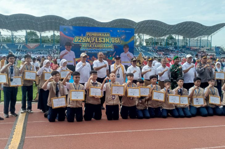 O2SN, FLS3N dan GSI 2026 Kota Tangerang Resmi Dibuka, Libatkan 1.000 Pelajar