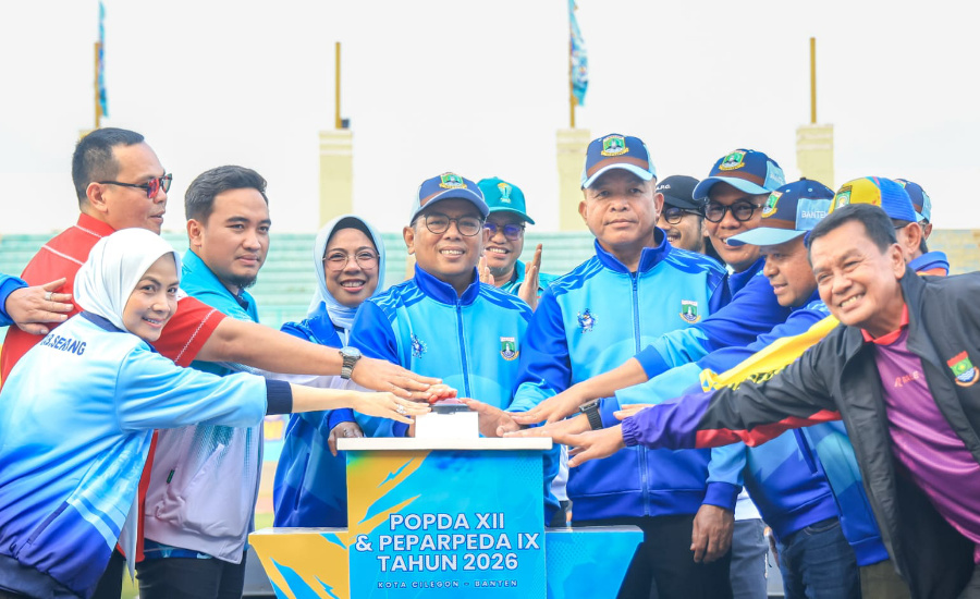 Gubernur Andra Soni Buka Popda dan Peparpeda Banten 2026 di Cilegon
