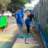 Demokrat Kota Tangerang Gelar Gerakan Langit Biru Indonesia Asri di Kampung Bekelir