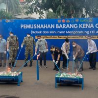 Bea Cukai Banten Musnahkan 41,2 Juta Rokok Ilegal Senilai Rp 62,2 Miliar